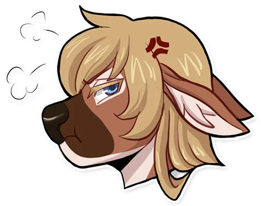 Sticker: grumpy